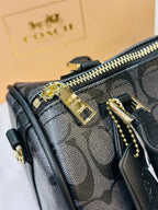 Coach Rowan Satchel in Black