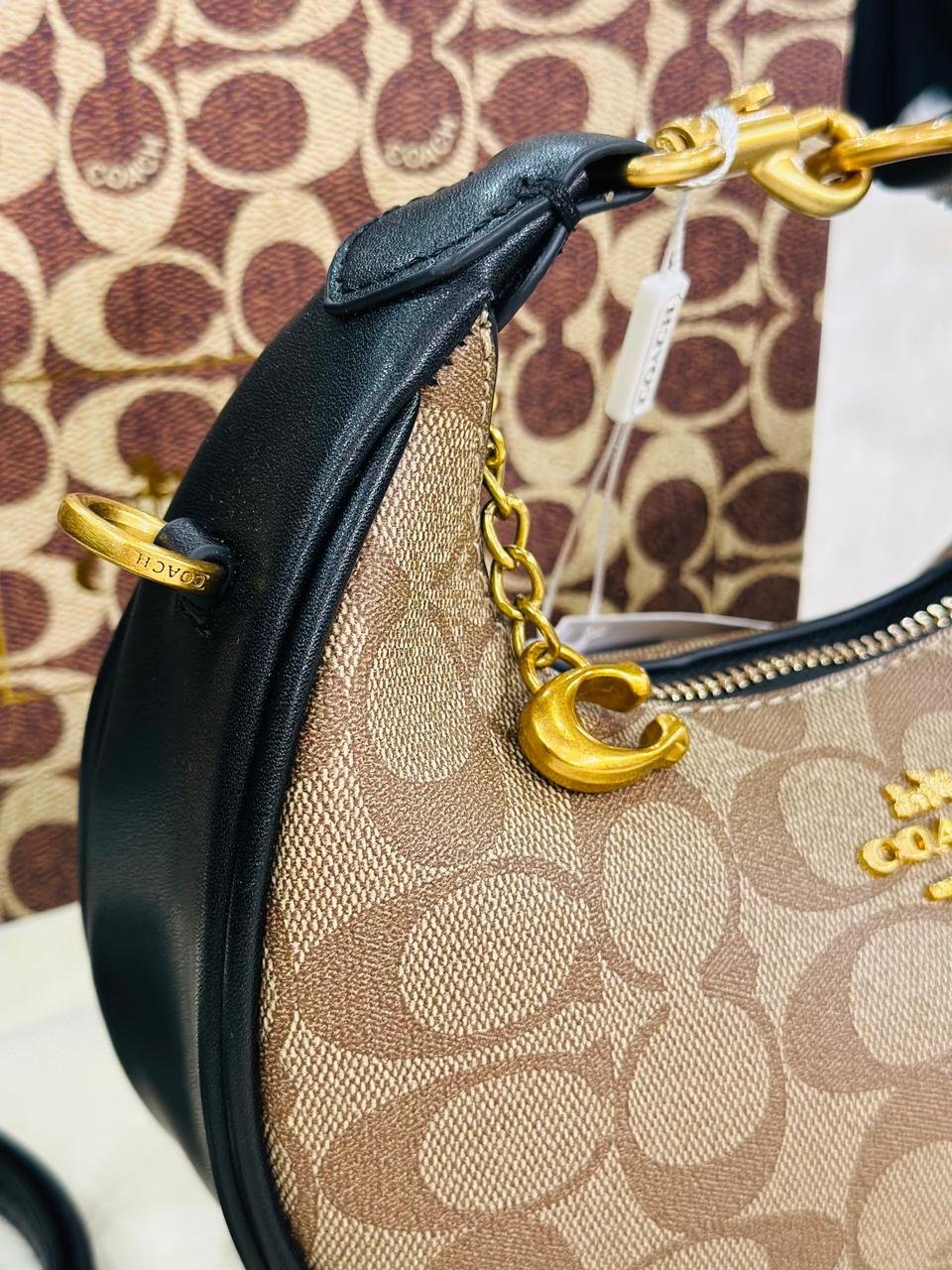 Coach Jonie Bag in Brown &amp; Black