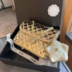 Chanel Flap Bag & Star Coin Purse in Golden