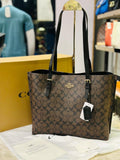 Coach Mollie Tote In Brown