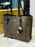 Coach Mollie Tote In Brown