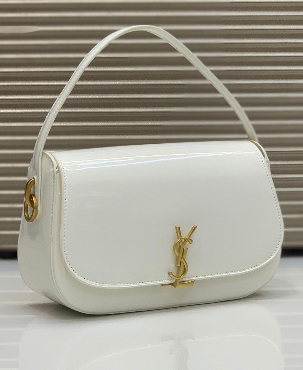 Saint Laurent Top Handle Bag in White