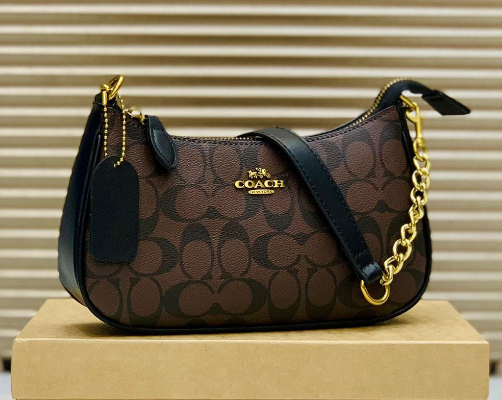 Coach Teri Shoulder Bag in Signature Canvas