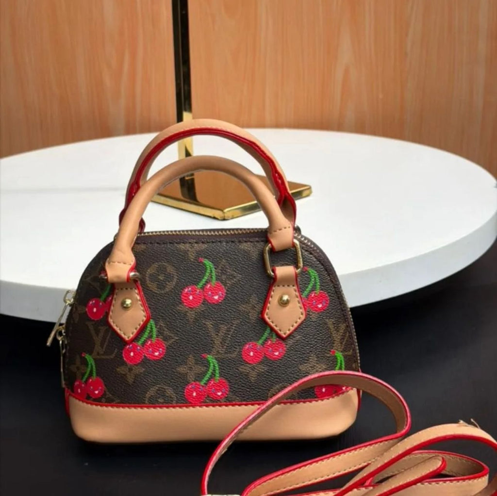 Louis Vuitton Nano Alma Bag with Cherry Motif