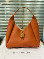 Givenchy Mini G-Hobo Bag in Caramel Leather