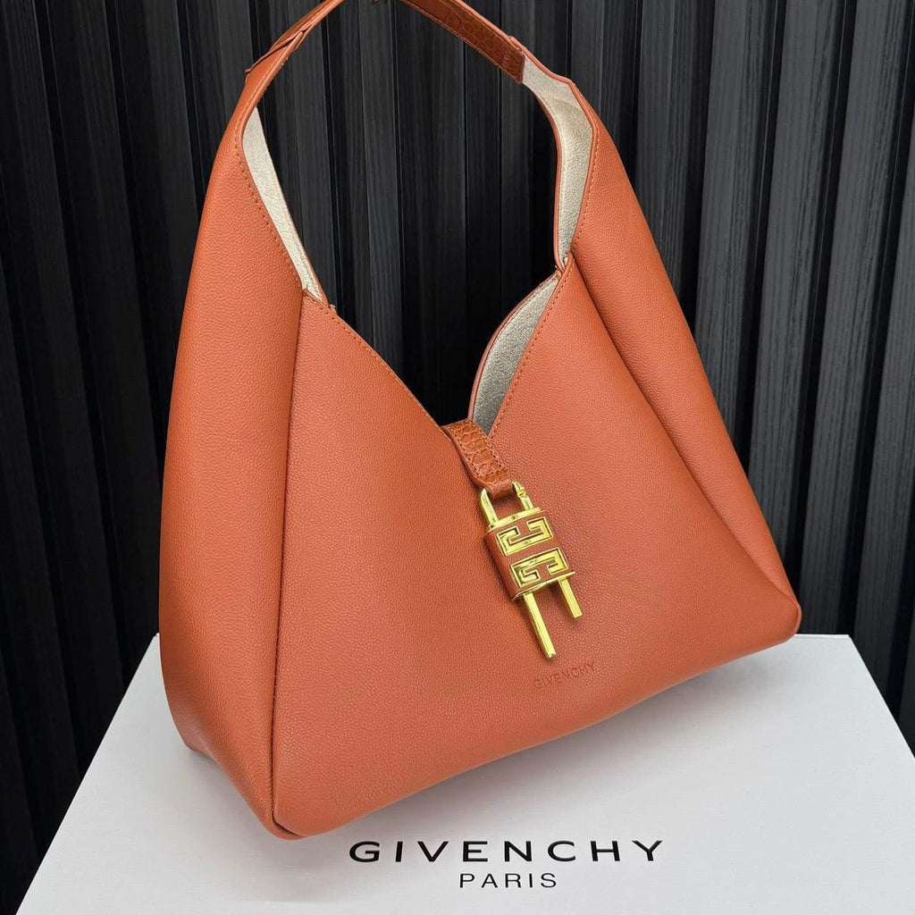 Givenchy Mini G-Hobo Bag in Caramel Leather