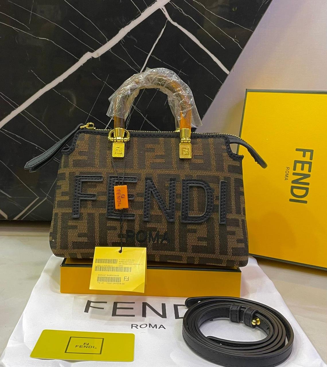 Fendi Roma Bag in Black