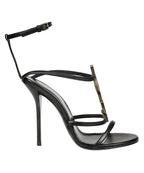 Saint Laurent Heels in Gold &amp; Black
