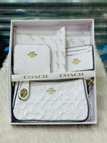 Coach Accessory Set in White