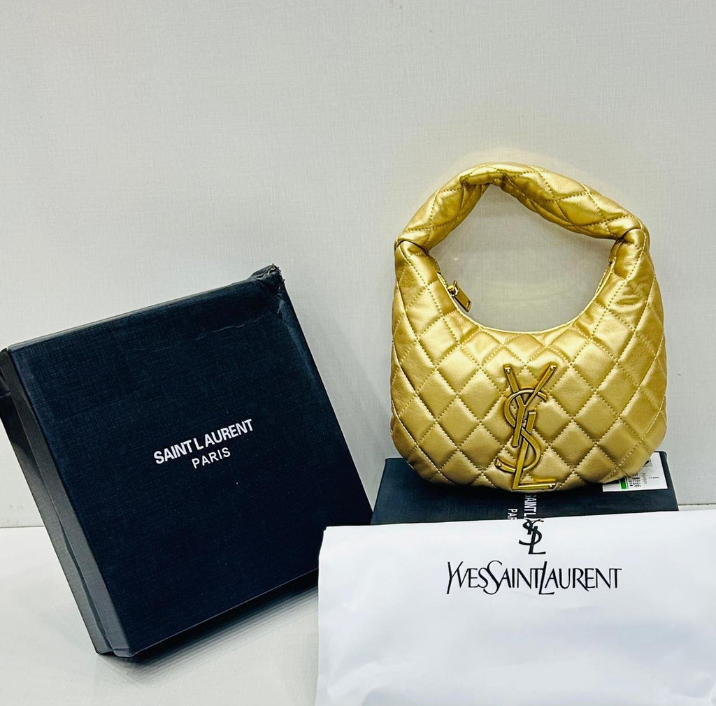 Saint Laurent Top-Handle Bag in Gold