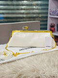 Jacquemus The Salon Clutch Bag in White