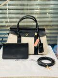 Loro Piana Loom Bag in Black &amp; White