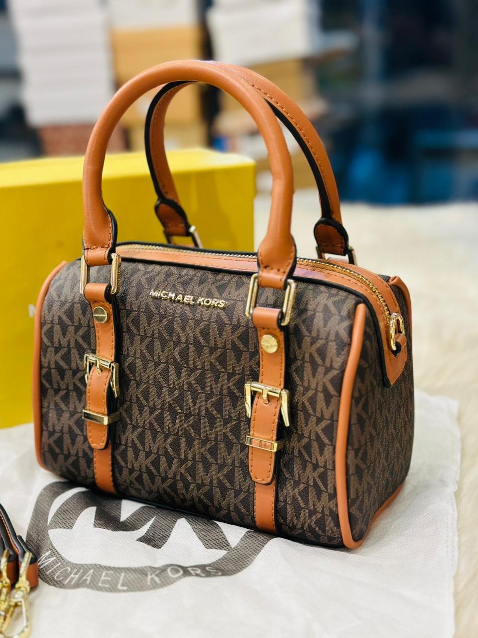 Michael Kors Duffle Crossbody Bag in Brown
