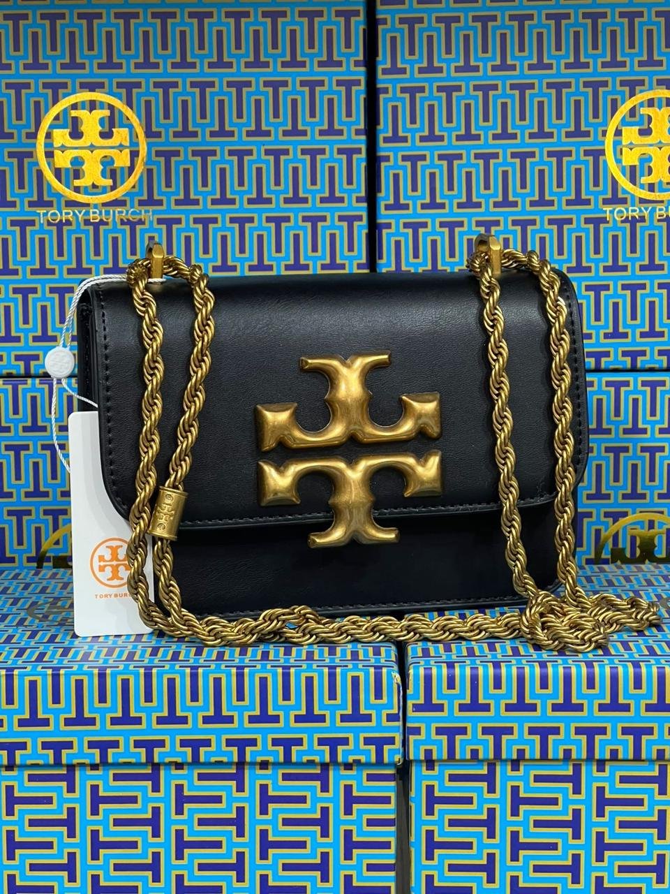 Tory Burch Eleanor Small Shoulder Bag in Black