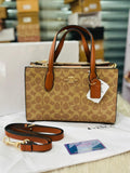 Coach Nina Small Tote Bag in Brown