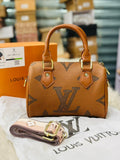 Louis Vuitton Nano Speedy in Brown Leather