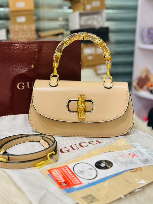 Bamboo-Handle Top Bag HB175