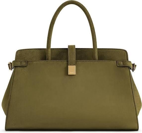 JW PEI Saige Faux Suede Tote Bag in Green