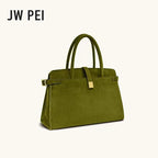 JW PEI Saige Faux Suede Tote Bag in Green
