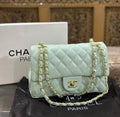 Chanel Jumbo Classic Flap Bag in Green