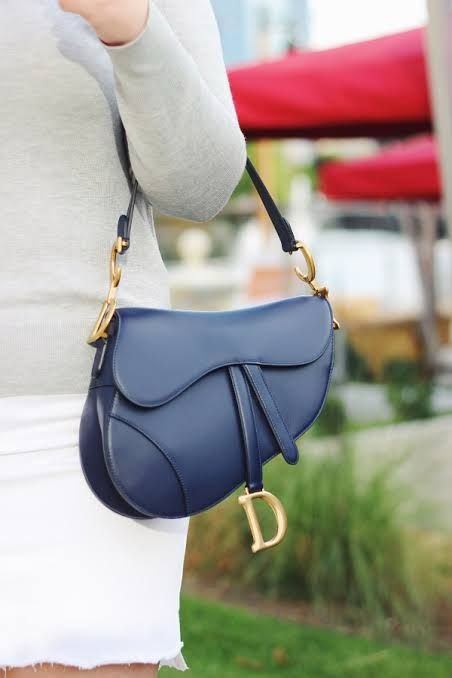 Dior Saddle Bag in Blue
