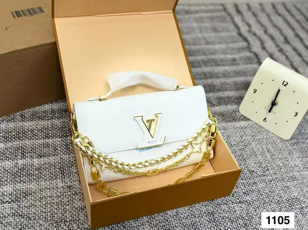 Louis Vuitton Wallet On Chain Bag in White
