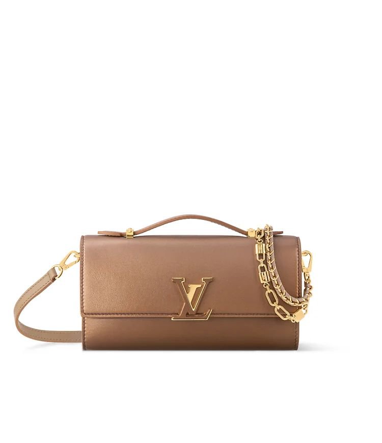 Louis Vuitton Wallet On Chain Bag in Beige