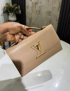 Louis Vuitton Wallet On Chain Bag in Beige