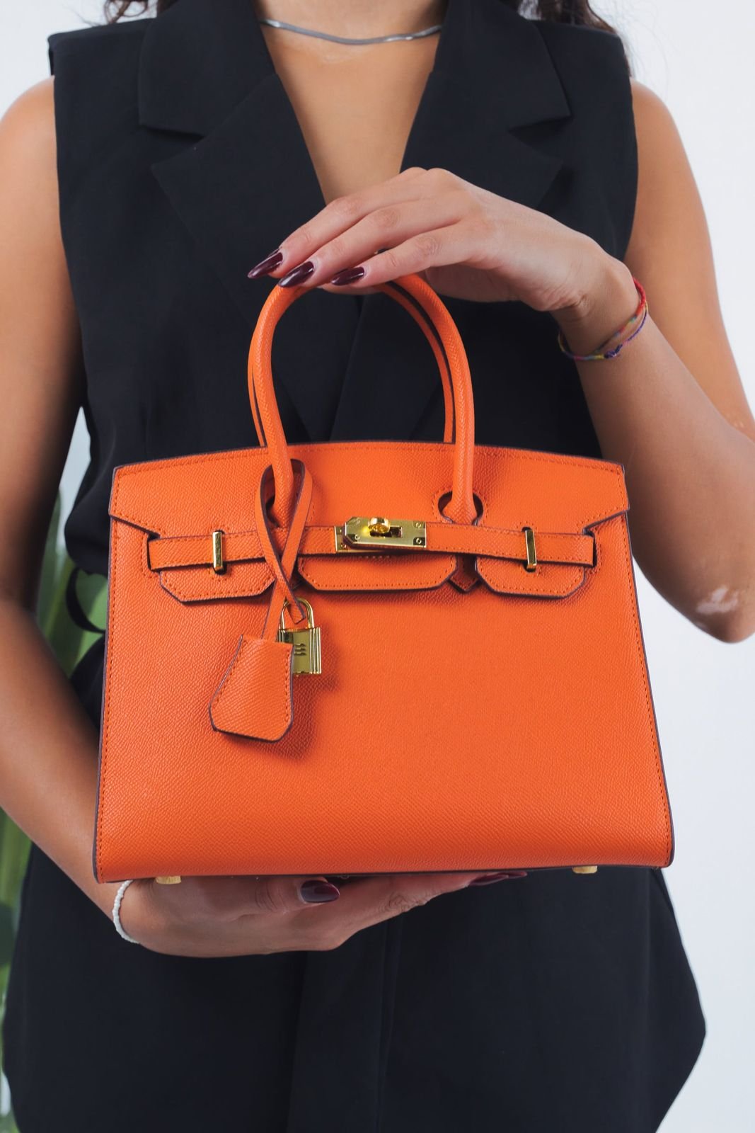 Hermès Birkin Bag in Orange Leather