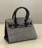 Hermes Birkin Bag in Silver Rhinestone