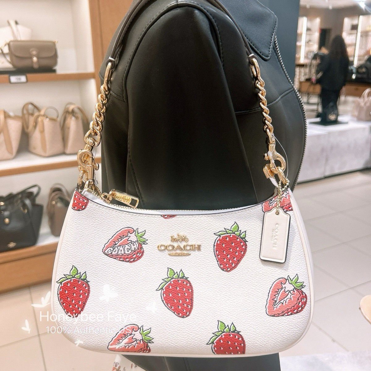 Coach Teri Shoulder Bag in Strawberry Print