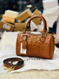 Coach Mini Rowan Crossbody Bag in Brown Leather