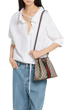 Gucci Ophidia GG Bucket Bag in Beige