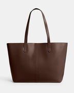 Coach North Leather Tote Bag in Brown