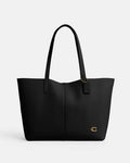 Coach North Leather Tote Bag in Black