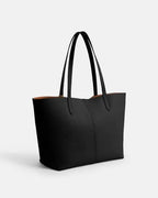 Coach North Leather Tote Bag in Black