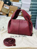 Polène Numéro Neuf Mini in Burgundy Leather