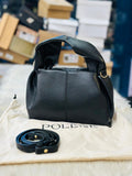 Polène Numéro Neuf Mini in Black Leather