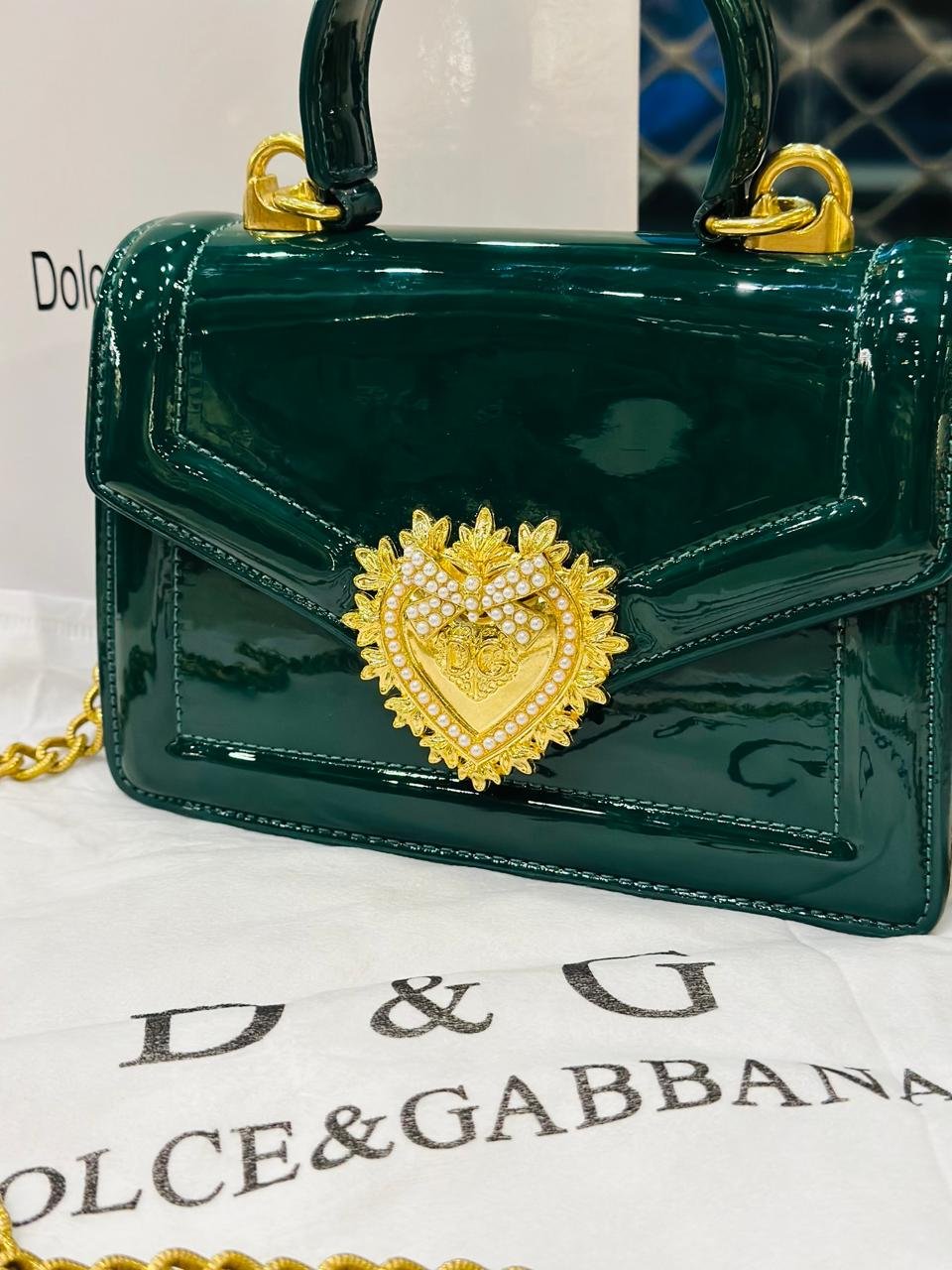 Dolce &amp; Gabbana Devotion Bag in Green