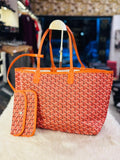 Goyard MM Tote Bag in Orange