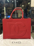 Dolce &amp; Gabbana Tote Bag in Red Leather
