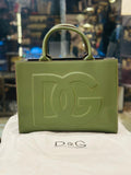 Dolce &amp; Gabbana Tote Bag in Green Leather
