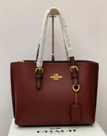 Coach Mollie Tote Bag 25 in Burgundy