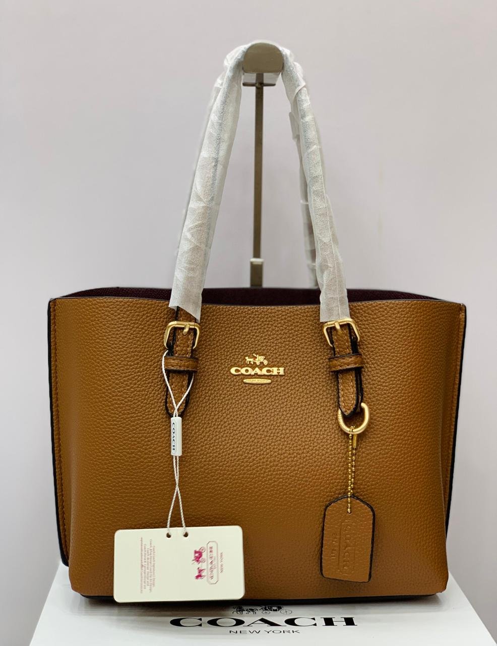 Coach Mollie Tote Bag 25 in Brown