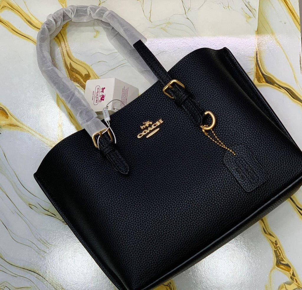 Coach Mollie Tote Bag 25 in Black