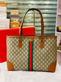 Gucci Ophidia GG Medium Tote in Brown