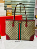 Gucci Ophidia GG Medium Tote in Red