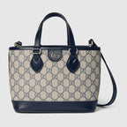 Gucci GG Supreme Ophidia Small Tote Bag in Black