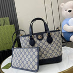 Gucci GG Supreme Ophidia Small Tote Bag in Black