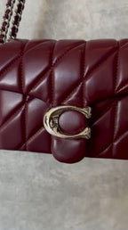 Coach Tabby 26 Shoulder Bag in Maroon